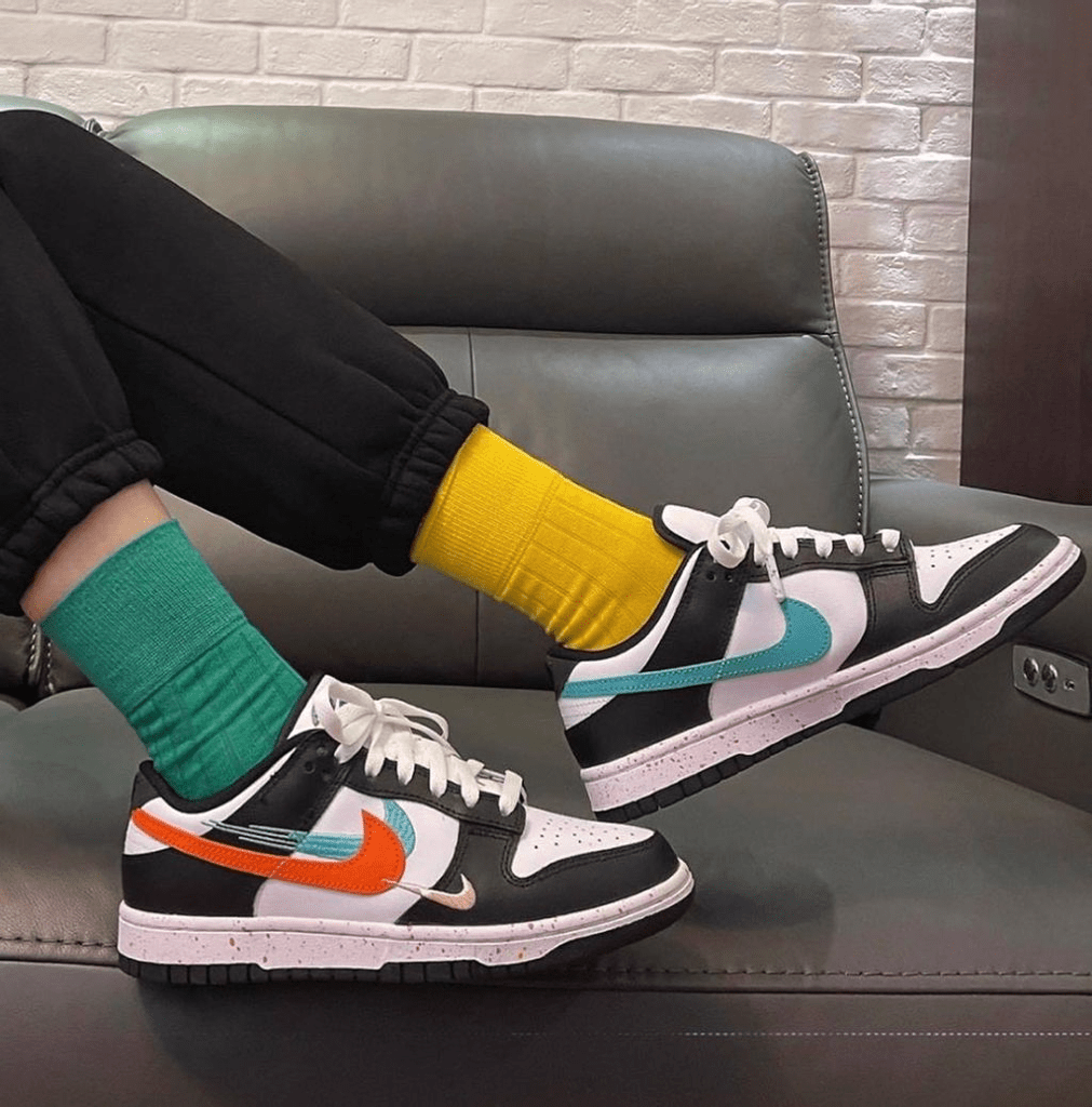 Giày Nike Dunk Low 'White Washed Teal' FD4623-131 - Ảnh 4