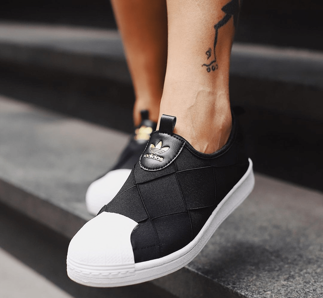 Giày Adidas Superstar Slip On 'Black' FV3187 - Ảnh 4