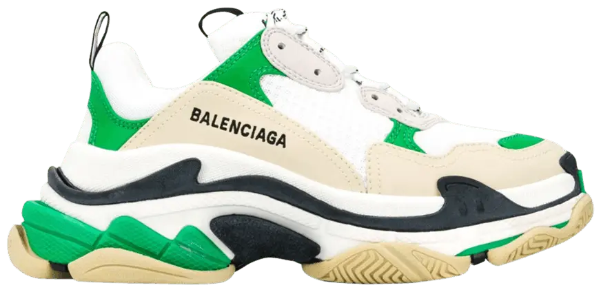 Giày Balenciaga Triple S Sneaker Dark Green 524039 W09OM 3011