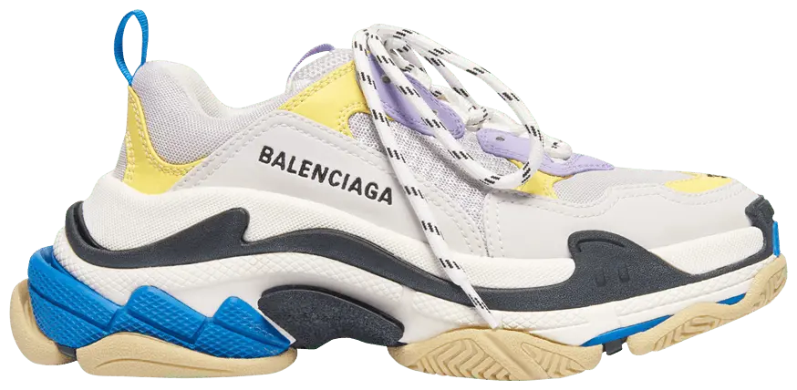 Giày Balenciaga Triple S Purple Yellow 524039 W09OM 9465