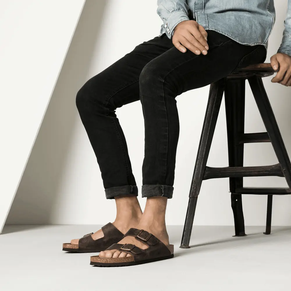 Dép Birkenstock Arizona Oiled Leather 'Habana' 52533 - Ảnh 4