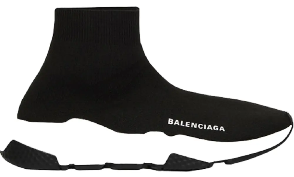 Giày Balenciaga Speed Trainer 'Black White' 525712-W05G0-1000