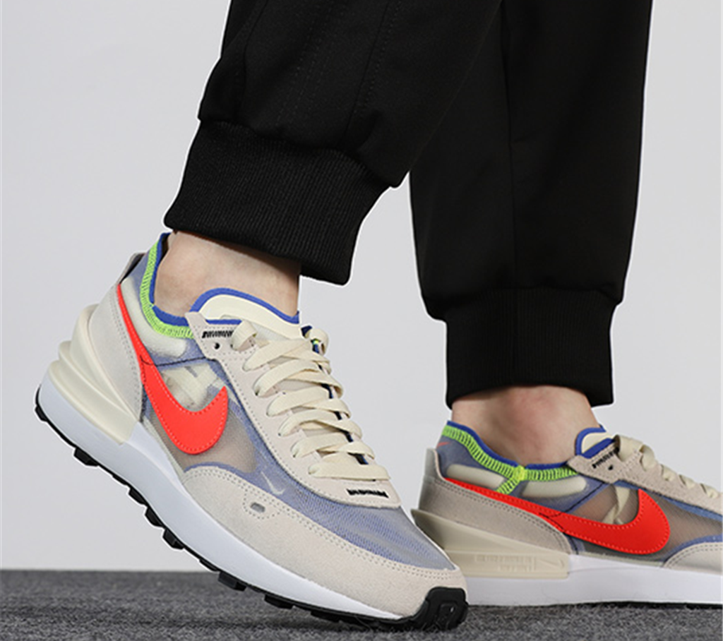 Giày Nike Waffle One 'Coconut Milk Crimson Royal' DA7995-101 - Ảnh 2