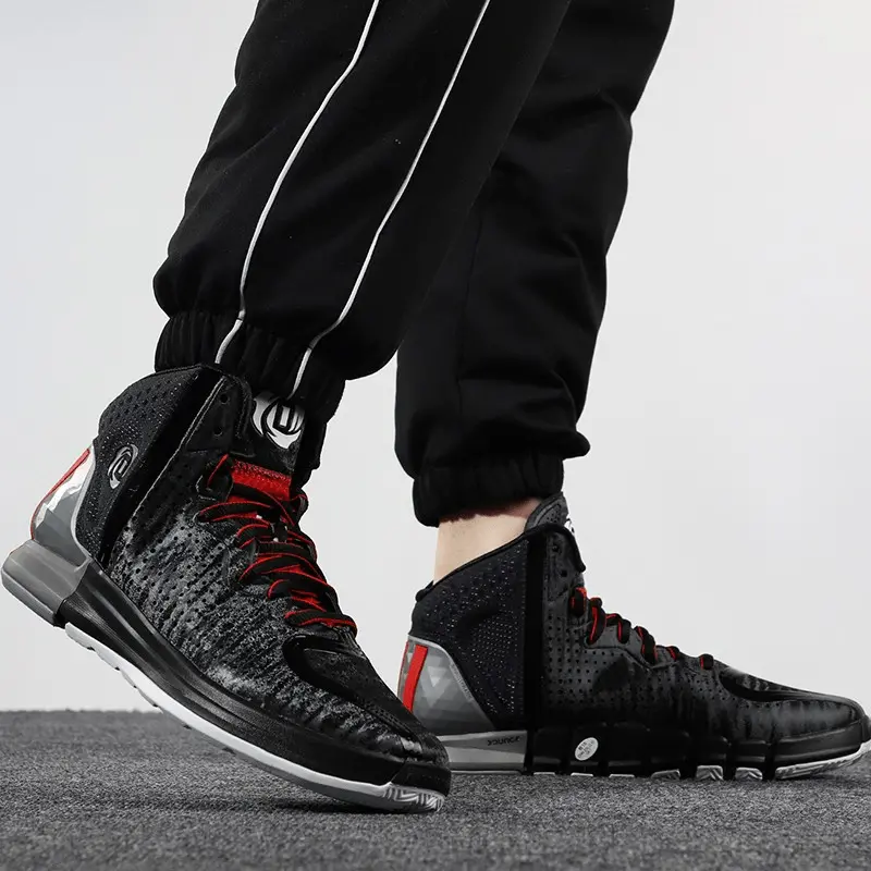 Alternative view of Giày adidas D Rose 4 Restomod  Black Grey FX4066