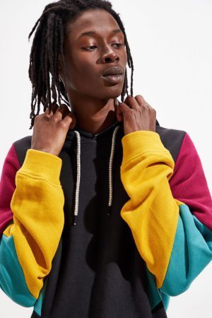 Áo UO Bicin Colorblock Hoodie Sweatshirt