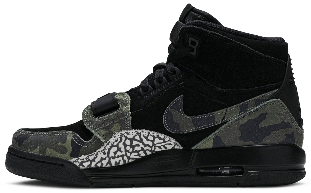 Giày Nike Jordan Legacy 312 GS 'Black Camo Green' AT4040-003 - Ảnh 2