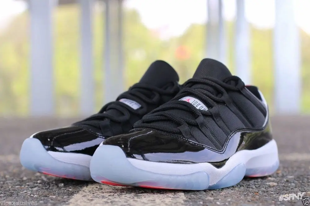 Giày Nike Air Jordan 11 Retro Low GS 'Infrared 23' 528896-023 - Ảnh 5