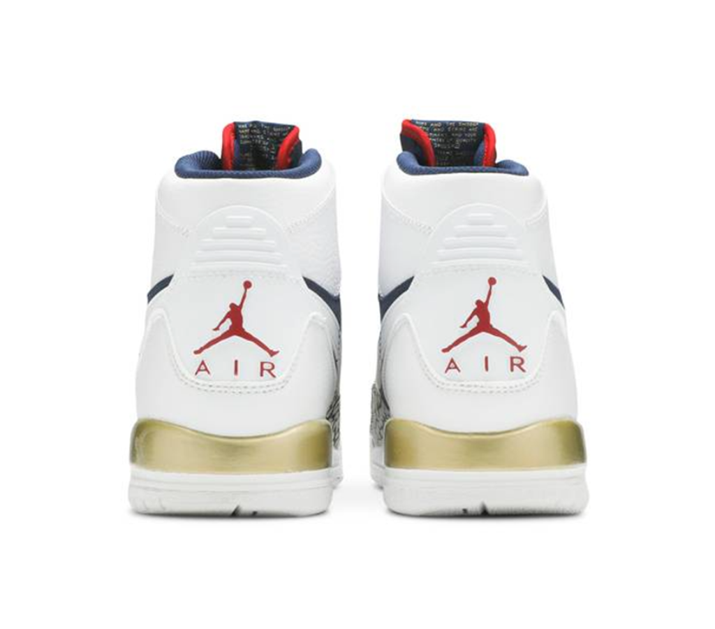 Giày Nike Jordan Legacy 312 GS 'Olympic' AT4040-101 - Ảnh 5