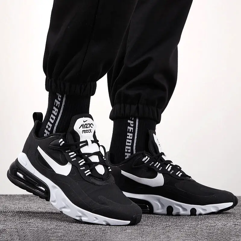 Giày Nike Air Max 270 React 'Black White' CI3866-004 - Ảnh 3