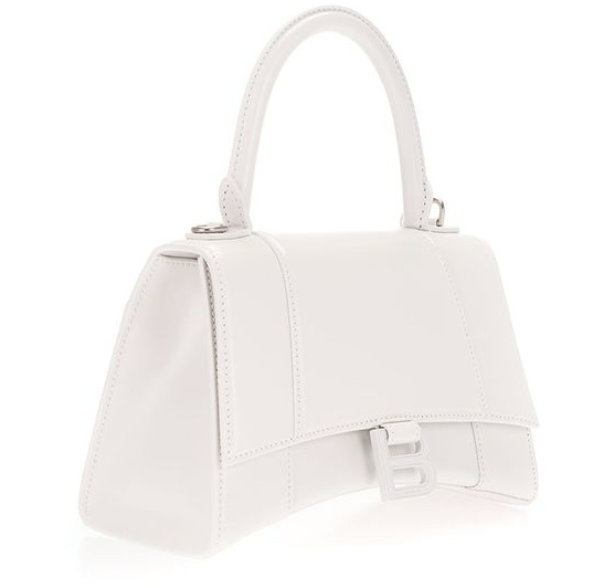 Túi Balenciaga Leather Handbag 'White' 5935461QJ4I9000 - Ảnh 4