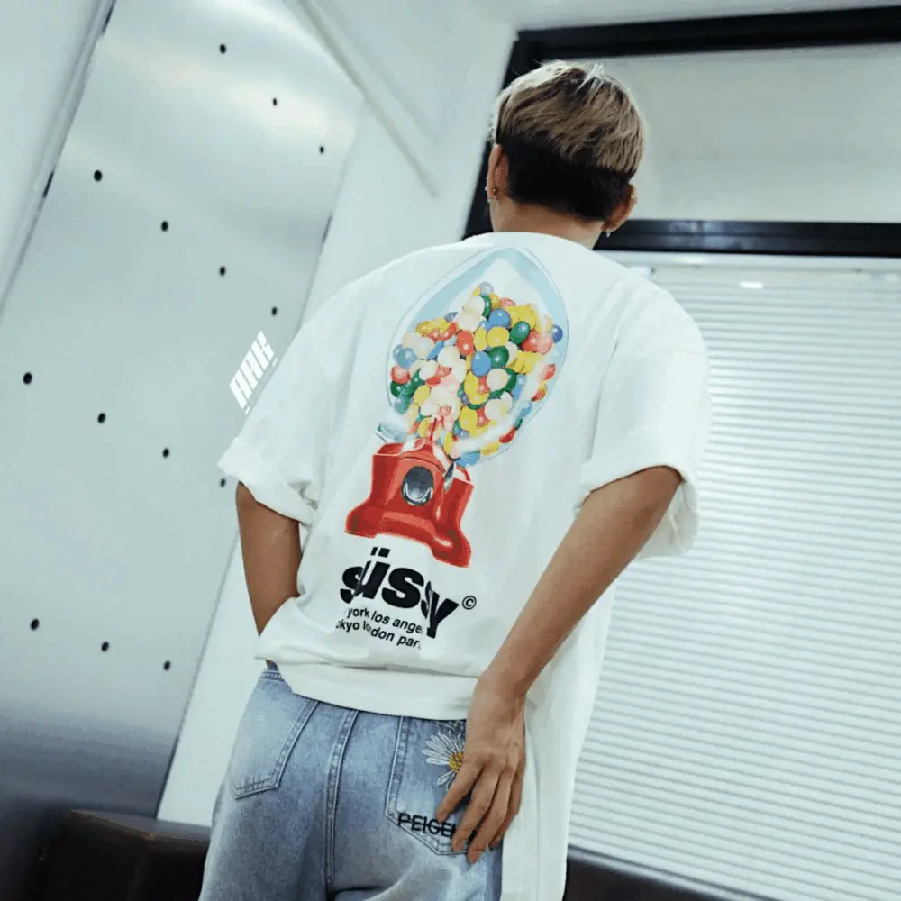 Alternative view of Áo Stussy Gumball T-Shirt 'White'
