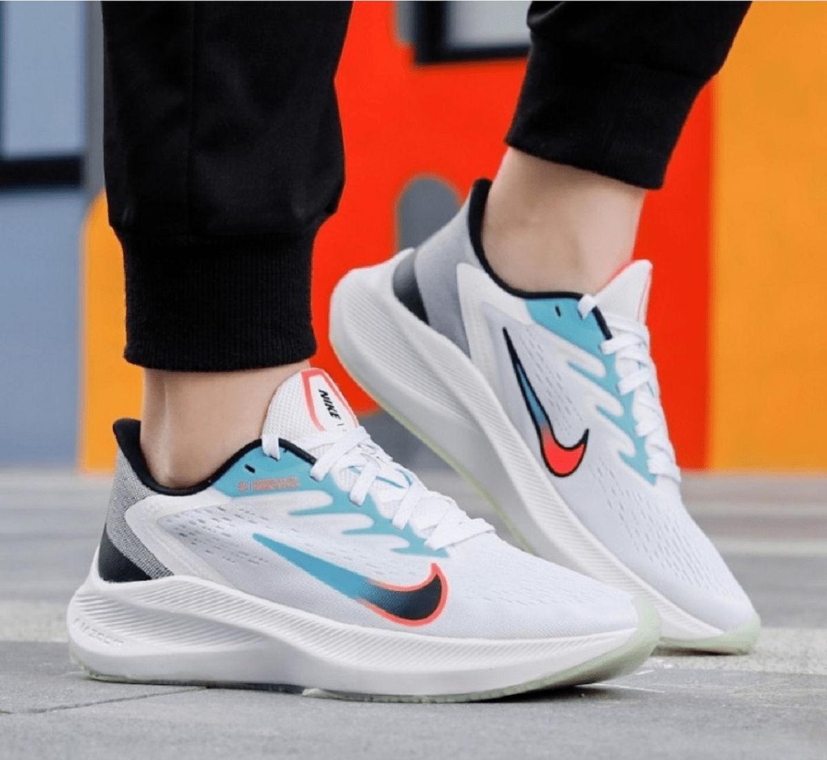 Giày Nike Air Zoom Winflo 7 'Flash Crimson Aqua' CJ0291-100 - Ảnh 6