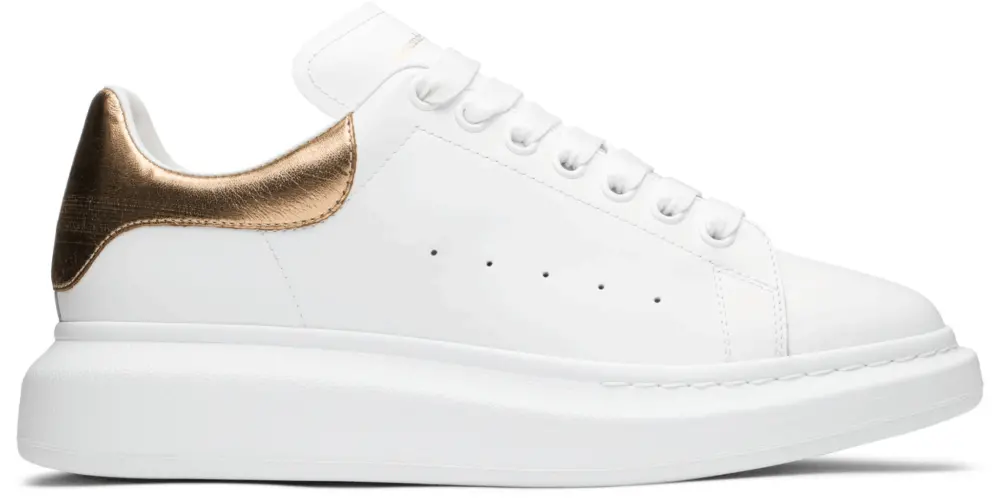 Giày Alexander McQueen Oversized Sneaker 'White Gold' 553680-WHNBG-9075