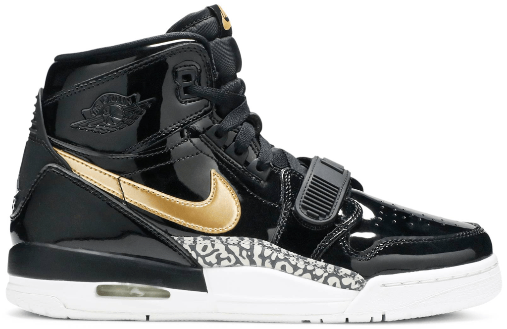 Giày Nike Jordan Legacy 312 GS 'Black Metallic Gold' AT4040-007