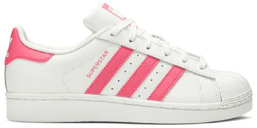 Giày Adidas Superstar J 'White Real Pink' CG6608