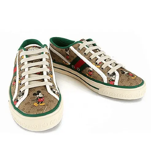 Alternative view of Giày Disney x Gucci Tennis 1977 'Mickey Mouse' 606111-H0T10-8530