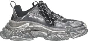 Giày Balenciaga Triple S 'Faded Black' 536737-W3CN3-1000