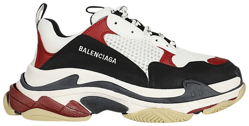 Giày Balenciaga Triple S Sneaker Black Crimson 536737 W09OM 1073