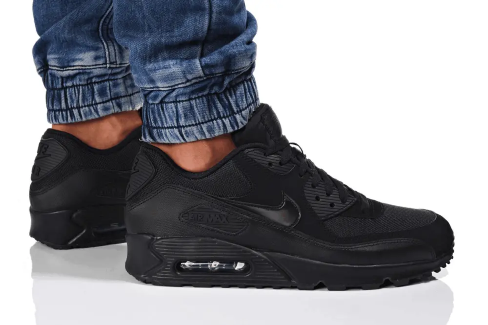 Giày Nike Air Max 90 Essential 'Triple Black' 537384-090 - Ảnh 3