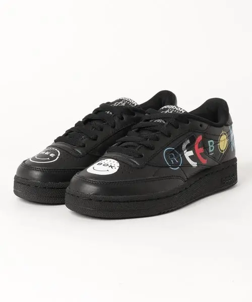 Giày Reebok BlackEyePatch x Club C 85 'Black' FY3074 - Ảnh 5