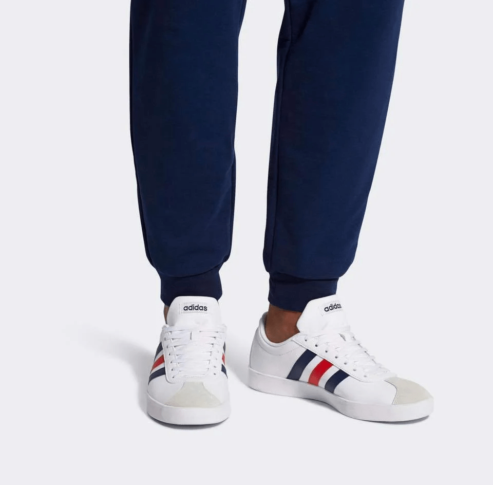 Giày Adidas Neo VL Court 2.0 White Navy Blue DA9884 - Ảnh 6