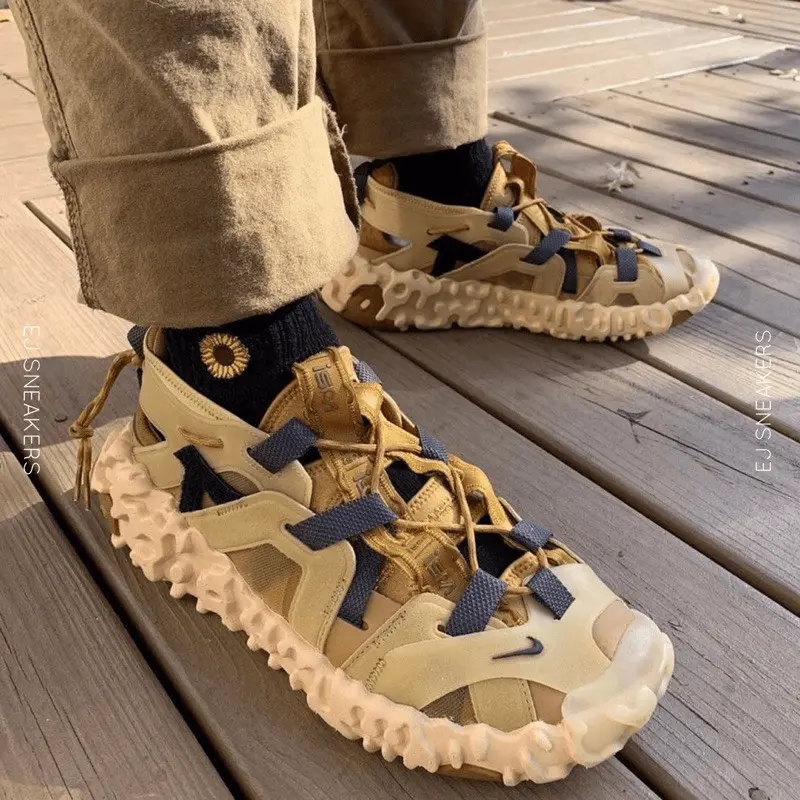 Giày Nike ISPA OverReact Sandal 'Club Gold' CQ2230-700 - Ảnh 4