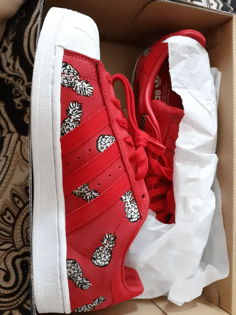 Giày Adidas Superstar Scarlet Red B28040 - Ảnh 3