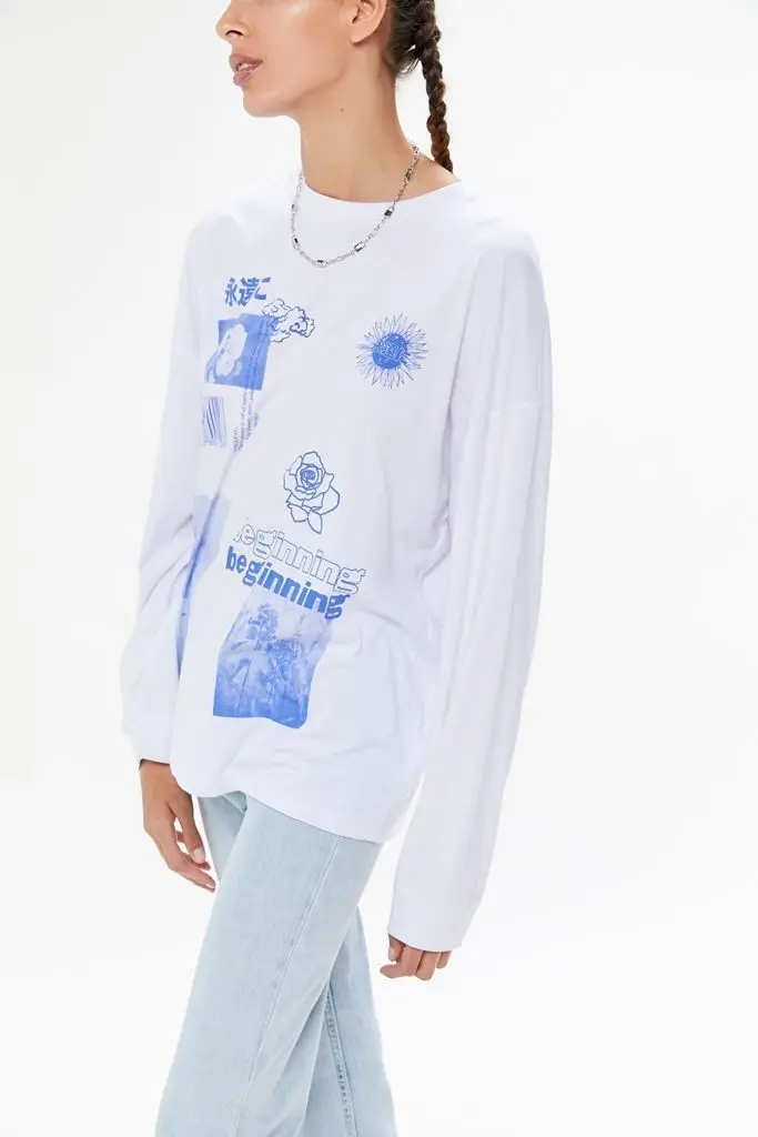 Urban Outfitters Beginning Skate Long Sleeve Tee