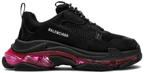 Giày Balenciaga Triple S 'Black Pink Neon' 541624-W2FR1-1053