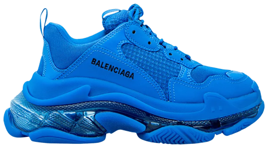 Giày Balenciaga Triple S Sneaker Clear Sole Deep Blue 541624 W2GA1 4210