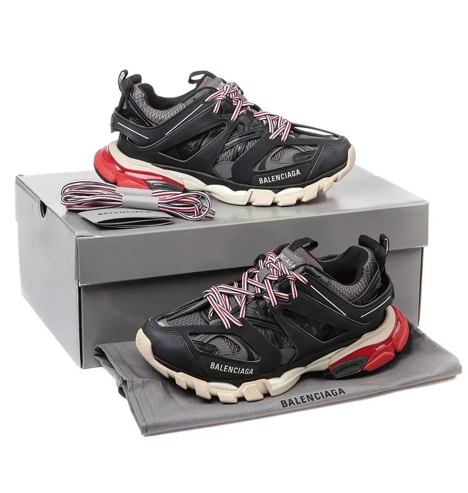 Giày Balenciaga Track Trainer Black Red 542023-W1GB6-1002 - Ảnh 3