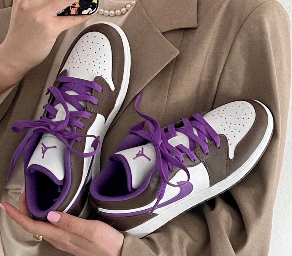 Giày Nike Air Jordan 1 Low GS 'Palomino' 553560-215 - Ảnh 3