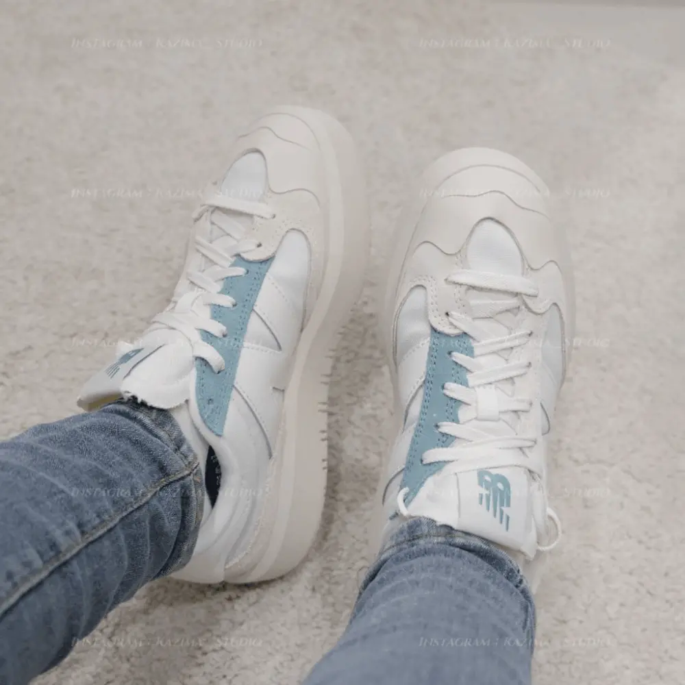 Giày New Balance 302 'Sea Salt Faded Teal' CT302SC - Ảnh 4
