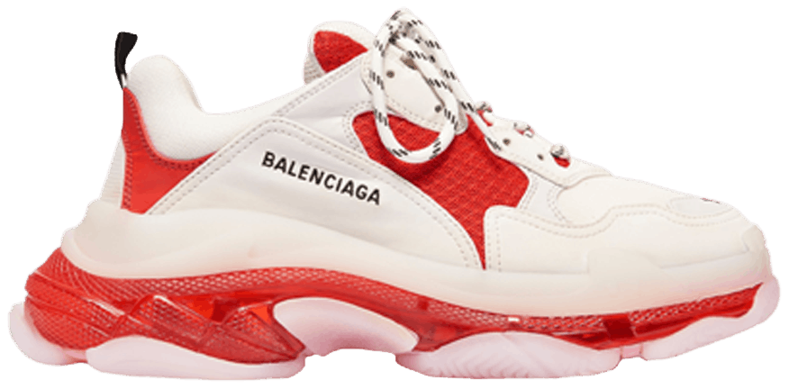Giày Balenciaga Triple S Clear Sole Red 544351 W09OH 6506