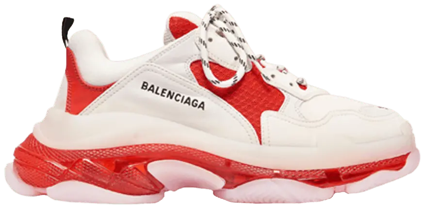 Giày Balenciaga Triple S Clear Sole Red 544351 W09OH 6506