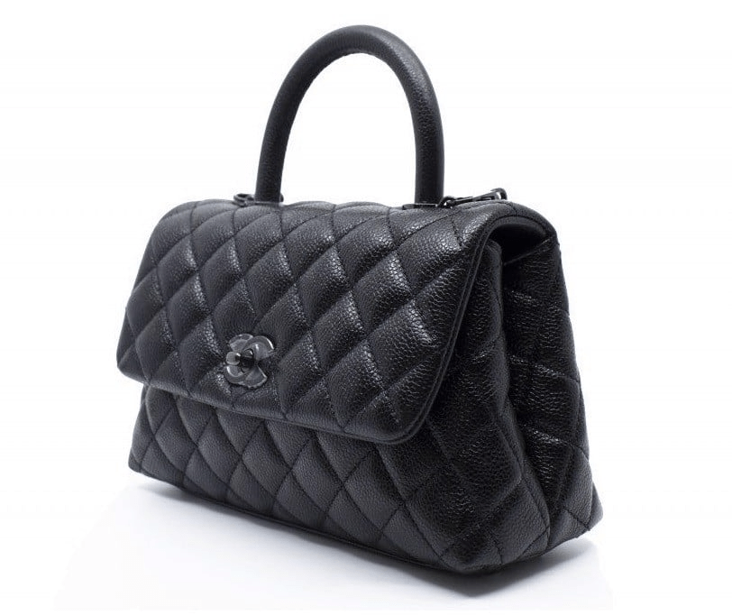 Túi Chanel Small Coco Handle Bag 'Black' A92990-B03403-94305 - Ảnh 4