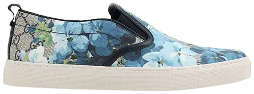 Giày Gucci GG Supreme Canvas Slip-On 'Blue Floral' 546152-KU2E0-8471