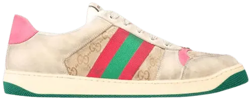 Giày Gucci GG Screener Distressed 'GG Canvas Pink' 546551-9Y920-9665