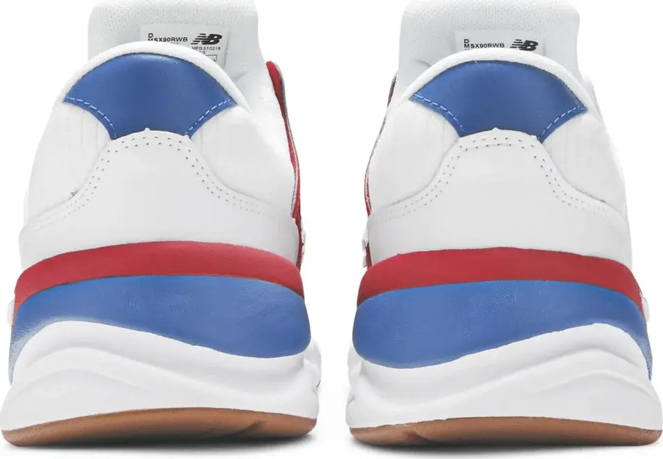 Giày New Balance X-90 'White Blue Red' MSX90RWB - Ảnh 4
