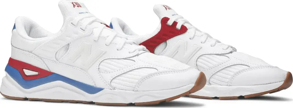 Alternative view of Giày New Balance X-90 'White Blue Red' MSX90RWB