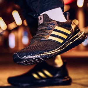 Alternative view of Giày Adidas Ultra Boost 'DNA' Black Gold FU7437