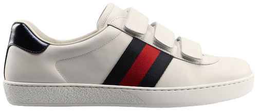 Giày Gucci New Ace Grip-Strap Low 'White' 548699-DOPE0-9095