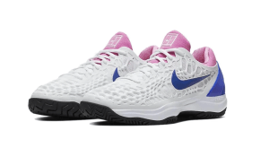Alternative view of Giày Tennis Nike Zoom Cage 3 Court 'White Blue Pink' 918193-107