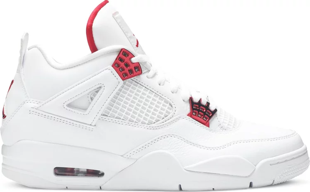 Giày Nike Air Jordan 4 'Metallic Pack White Red' CT8527-112