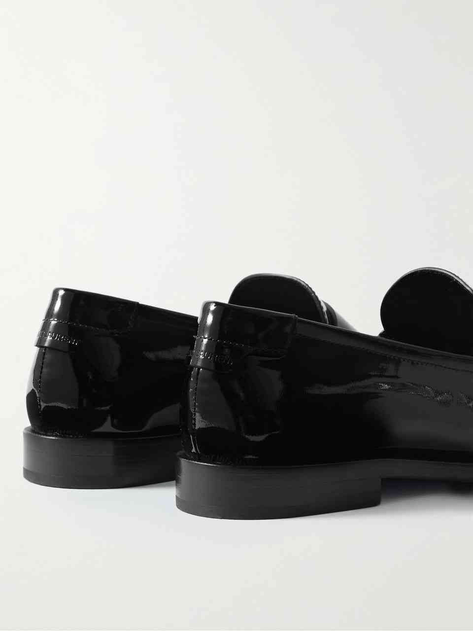 Giày Saint Laurent Le Loafer Monogram Penny Slippers 'Black' 67023107RVV1000 - Ảnh 3