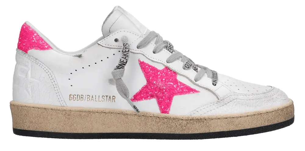 Giày Golden Goose Ballstar White Pink GWF00117-F001034-10475