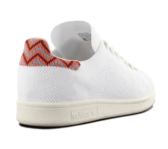 Alternative view of Giày Adidas Stan Smith Primeknit 'White Red' CQ2650