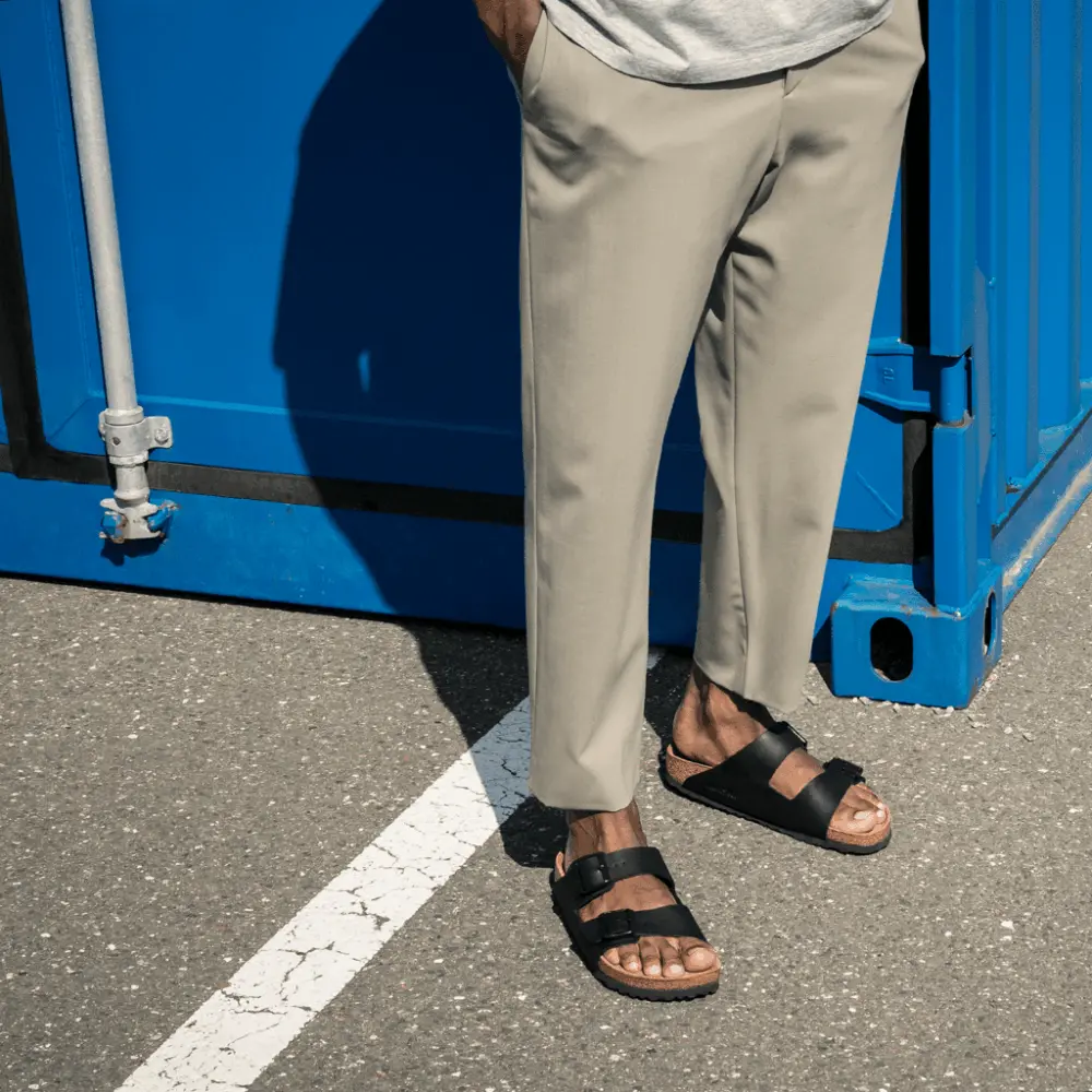 Dép Birkenstock Arizona Soft Footbed Birko Flor 'Black' 551253 - Ảnh 4