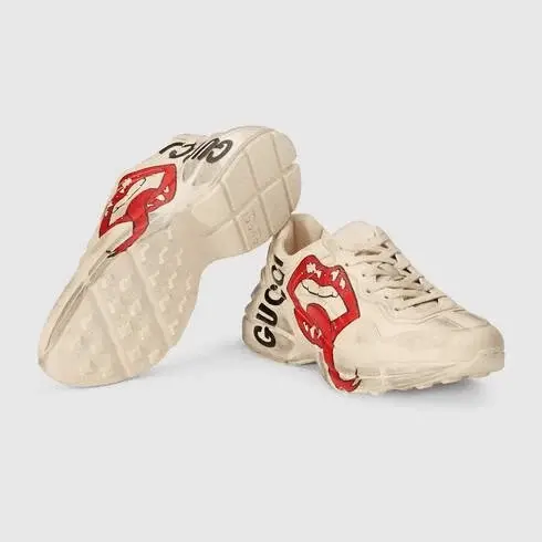 Alternative view of Giày Gucci Wmns Rhyton 'Mouth Print' 552093-A9L00-9522