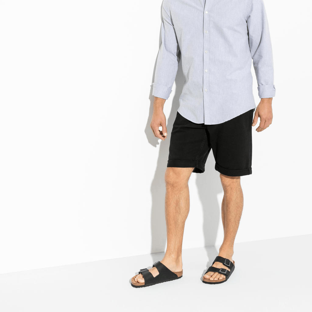 Dép Birkenstock Arizona Oiled Leather 'Black' 552113 - Ảnh 5